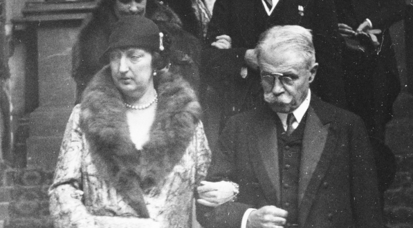  Ślub księżniczki Cecyli Lubomirskiej z księciem Obojga Sycylii Gabrielem Bourbon w Krakowie 15.09.1932 r.  