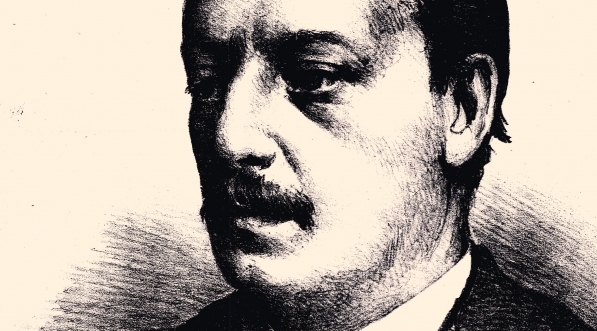  Portret Leopolda Lewandowskiego opublikowany w czasopiśmie "Mucha".  