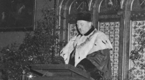  Wizyta byłego prezydenta Stanów Zjednoczonych Herberta Hoovera na Uniwersytecie Jagiellońskim w marcu 1938 r.  