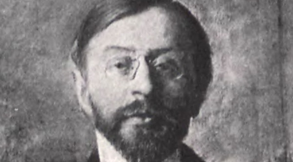  Fotografia portretu Adolfa Nowaczyńskiego wykonanego przez Leona Wyczółkowskiego w 1906 r.  
