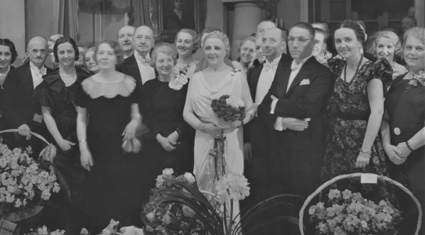  Jubileusz 30-lecia pracy artystycznej aktorki Mieczysławy Ćwiklińskiej w Warszawie 3.04.1936 r.  