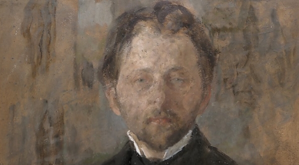  "Portret rzeźbiarza Jana Szczepkowskiego" Olgi Boznańskiej.  