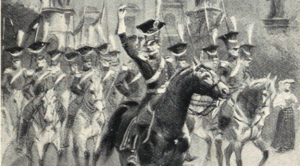  Ilustracja Stanisława Sawiczewskiego do powieści Stanisława Ostrowskiego-Nałęcza "Młodzi legioniści".  