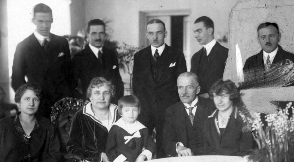  Prezydent RP Ignacy Mościcki z rodziną w 1927 r.  