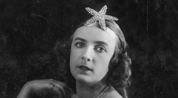  Halina Szmolc w roli Wenery w balecie "Sąd Parysa" w Teatrze Narodowym w Warszawie w maju 1925 roku.  