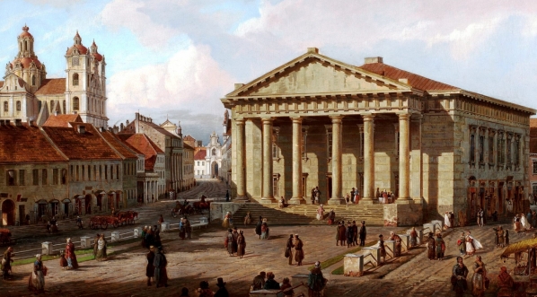  "Ratusz w Wilnie" Marcina Zaleskiego.  