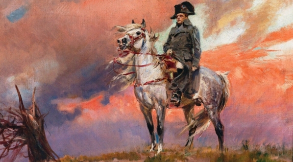  "Napoleon na polu bitwy" Wojciecha Kossaka.  