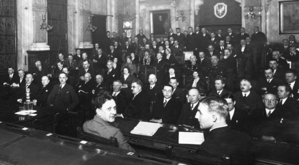  Zebranie konstytucyjne Komitetu Obywatelskiego Obchodów Imienin marszałka Józefa Piłsudskiego, 25.02.1932 r.  