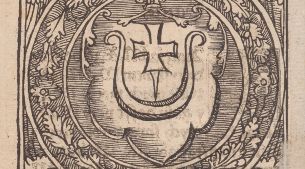  Herb Jana Przerębskiego, Podkanclerzego Koronnego (późniejszego Prymasa) w druku prawdopodobnie z roku 1557.  