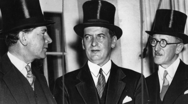  Wizyta ministra przemysłu i handlu Polski Antoniego Romana i wiceministra komunikacji Aleksandra Bobkowskiego w Stanach Zjednoczonych 9.05.1939 r.  