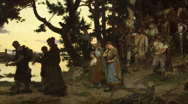  "Pogrzeb Giedymina" Kazimierza Alchimowicza.  