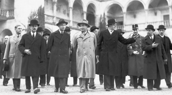 Wizyta premiera Węgier Gyuli Gombosa w Krakowie w październiku 1934 roku.  