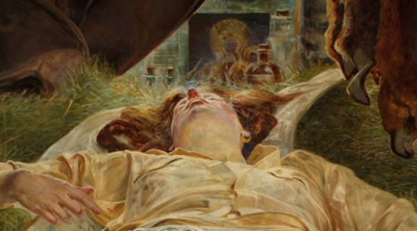  "Śmierć Ellenai" Jacka Malczewskiego.  