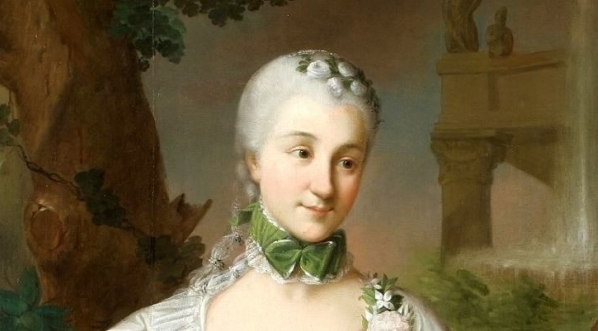  "Portret Izabelli Poniatowskiej, siostry króla Stanisława Augusta" Marcello Bacciarellego.  