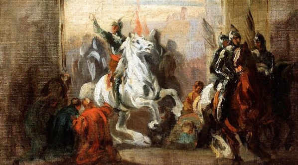  "Wjazd Bolesława Chrobrego do Kijowa" Piotra Michałowskiego.  