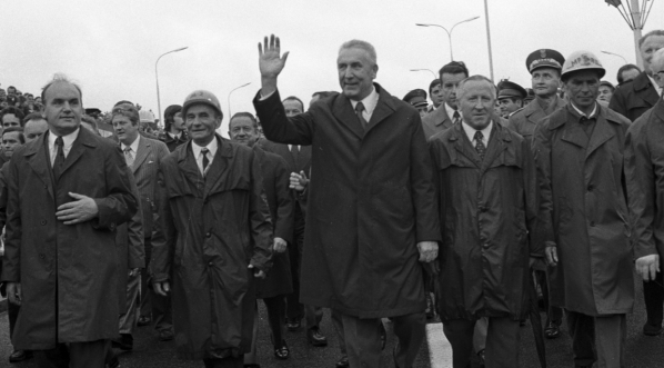  Uroczystość otwarcia Trasy Łazienkowskiej w Warszawie 19.07.1974 r.  