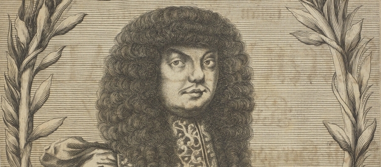  Portret Króla Michała - miedzioryt autorstwa Johanna Philippa Thelotta.  