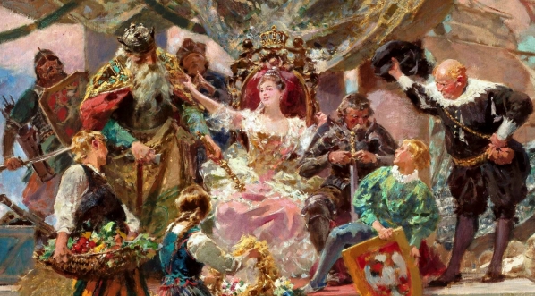  "Alegoria Stolic Polski" Zdzisława Jasińskiego.  