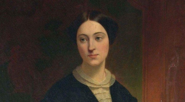  "Portret Izabelli z Czartoryskich Działyńskiej" Edouarda Louisa Dubufe`a.  