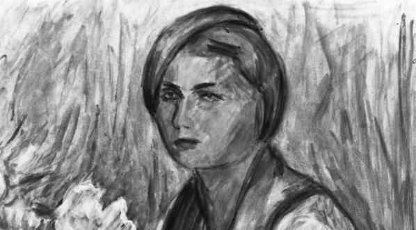  Obraz artysty malarza Romana Orszulskiego "Modelka".  