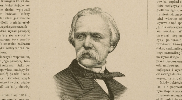  Portret dr Henryka Szopowicza na pierwszej stronie "Tygodnika Ilustrowanego".  