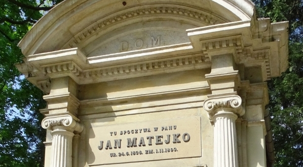  Grobowiec Jana Matejki na cmentarzu Rakowickim w Krakowie.  