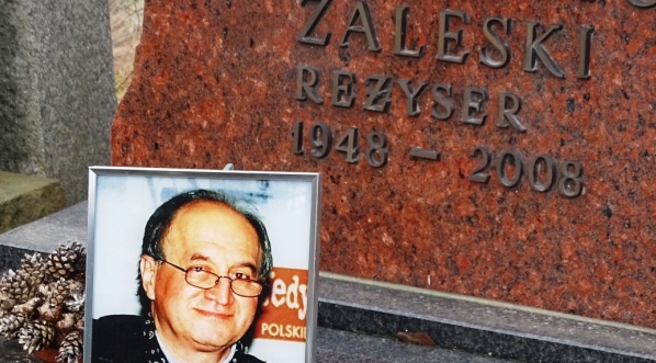  Grób Krzysztofa Zaleskiego na cmentarzu Wojskowym na Powązkach w Warszawie.  