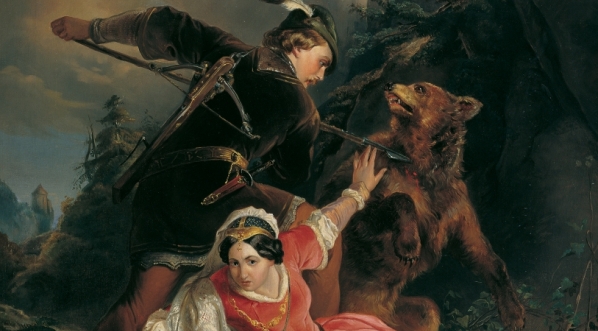  "Książe Ernest ratuje życie Cymbarki" Franza Dobiaschofsky`ego.  