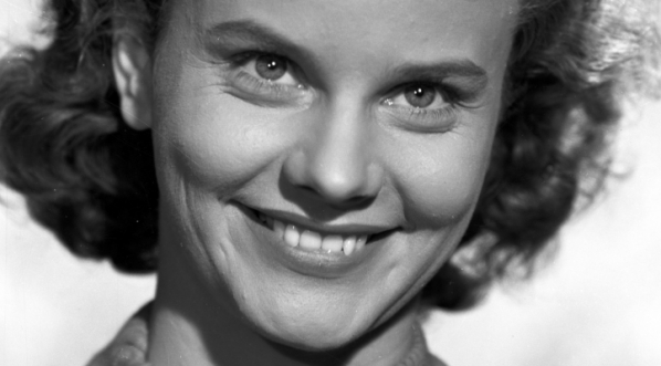  Urszula Modrzyńska podczas zdjęć próbnych do filmu "Pech" z 1954 roku.  