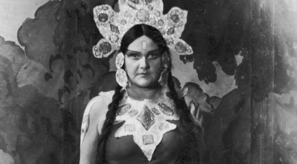 Wanda Wermińska w operze "Afrykanka" Giacomo Meyerbeera w Teatrze Wielkim w Warszawie 1935 r.  