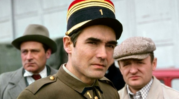  Na planie filmu "Sekret Enigmy" w 1979 roku.  