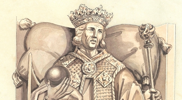  "Posąg nagrobny króla Kazimierza Jagiellończyka dłuta Wita Stwosza, w Kaplicy Świętego Krzyża w katedrze na Wawelu" Leona Dembowskiego.  