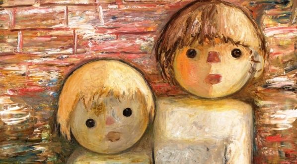  "Dwoje dzieci z psem" Tadeusza Makowskiego.  