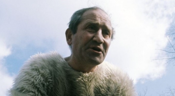  Jan Himilsbach na planie filmu "Przepraszam, czy tu biją?" w 1976 roku.  