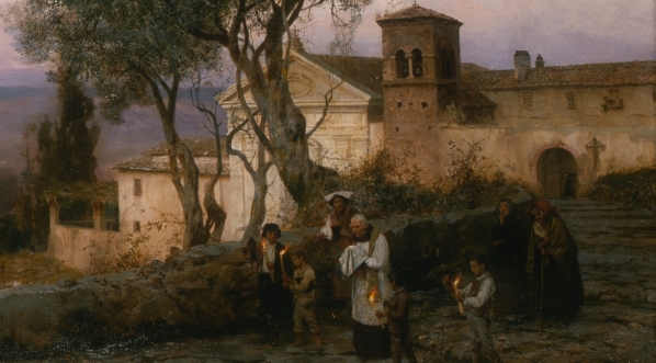  "Z wiatykiem" Henryka Siemiradzkiego.  