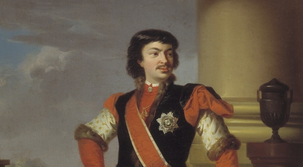  "Portret Adama Wawrzyńca Rzewuskiego" Christiana Augusta Lorentzena.  