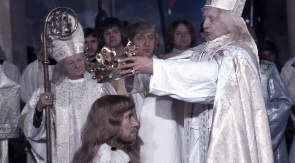  Scena z filmu Ewy i Czesława Petelskich "Kazimierz Wielki" z 1975 r.  