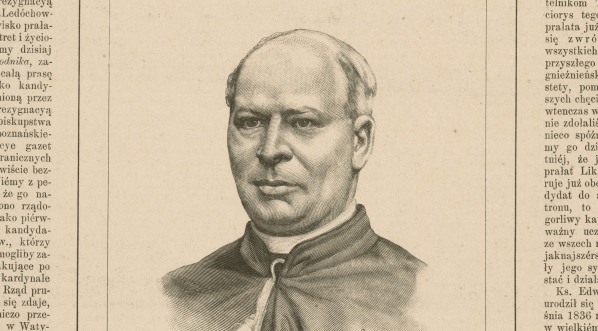  Strona tytułowa czasopisma z portretem księdza Edwarda Likowskiego.  