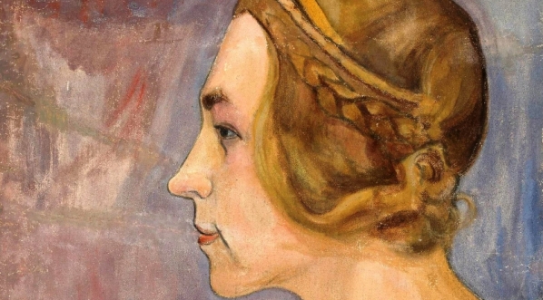  "Portret młodej kobiety" Władysława Ślewińskiego.  