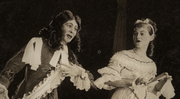  Przedstawienie "Uczniowie białogłowy" w Teatrze Miejskim w Wilnie w 1937 r.  