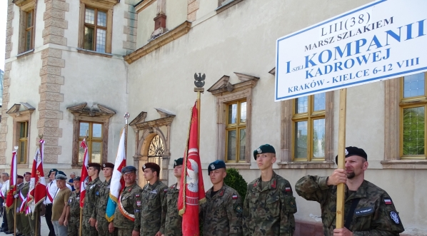  Uroczyste zakończenie 53. Marszu Szlakiem I Kompanii Kadrowej, Kielce  12.08.2018 r.  