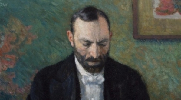  "Portret Feliksa Jasieńskiego przy fortepianie" Józefa Pankiewicza.  