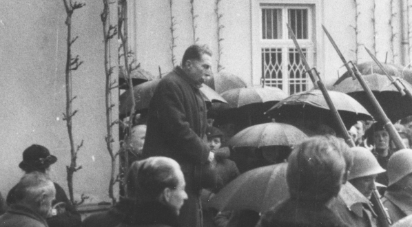  Pogrzeb hrabiego Zdzisława Tarnowskiego w listopadzie 1937 roku.  