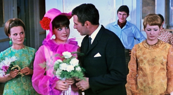  Na planie filmu "Człowiek z M-3" z 1968 roku.  