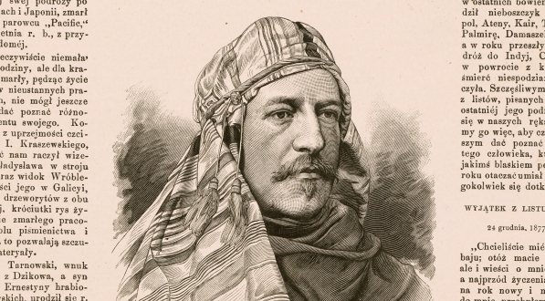  Portret Władysława hrabiego Tarnowskiego na stronie tytułowej "Tygodnika Illustrowanego".  