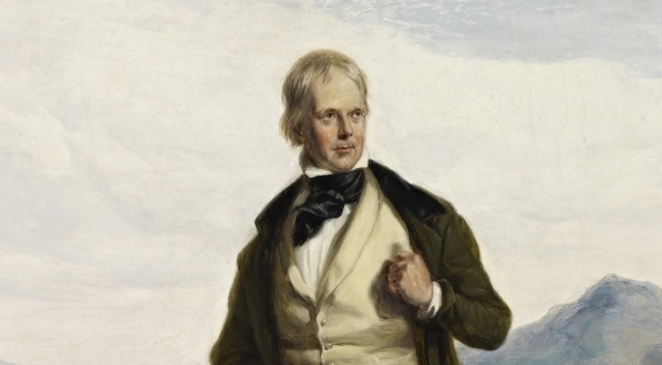  "Sir Walter Scott, 1771-1832. Powieściopisarz i poeta" Williama Allana.  