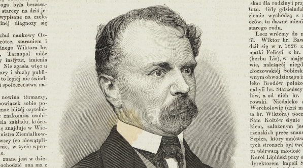  Portret Wiktora Baworowskiego na stronie tytułowej "Tygodnika Illustrowanego".  