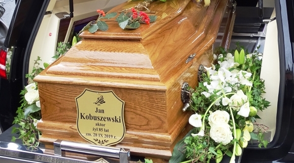  Pogrzeb Jana Kobuszewskiego w Warszawie 7.10.2019 r.  