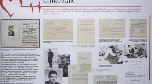  Wystawa  „Mistrz Religa. Człowiek, lekarz, polityk” w Senacie RP w marcu 2019 r.  (Fot.  K. Czerwińska – Kancelaria Senatu)  