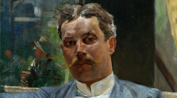  Portret Sobiesława Bystrzyńskiego, artysty Teatru Słowackiego w Krakowie" Jacka Malczewskiego.  